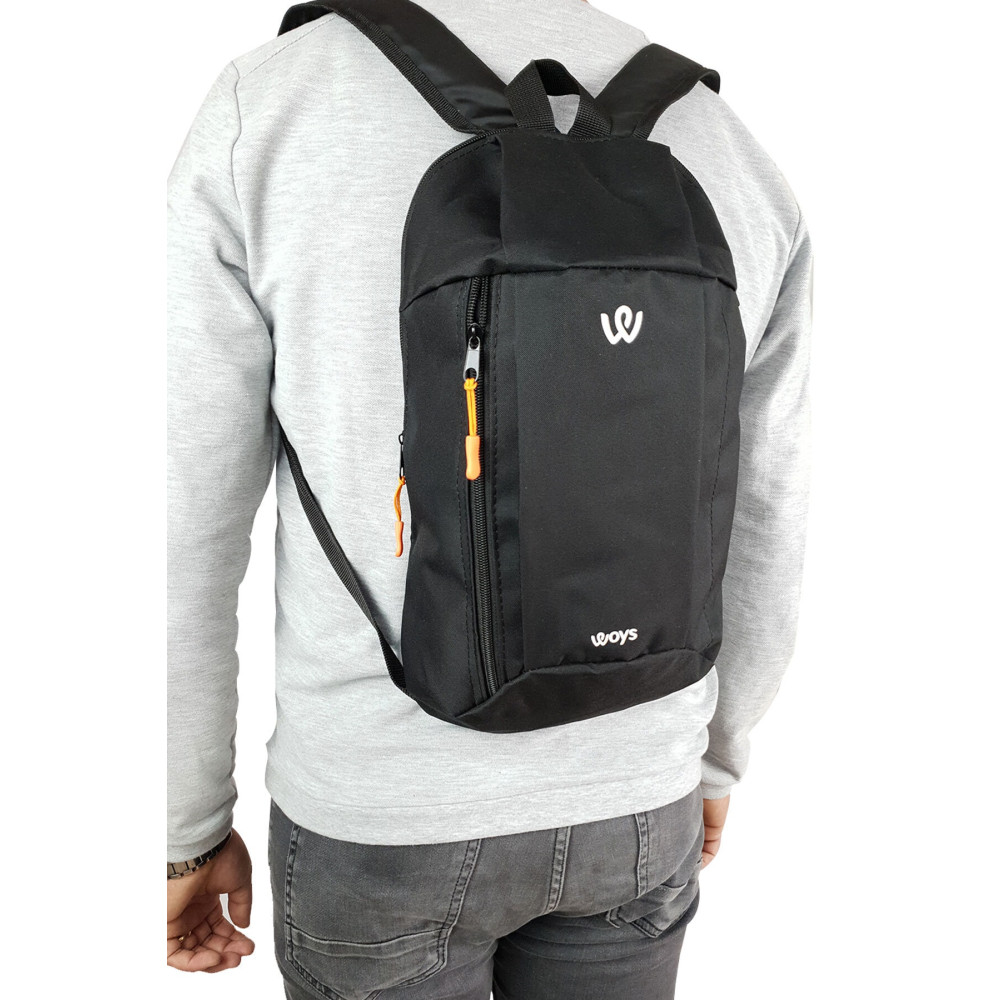 woys Unisex Siyah Kamp Bisiklet Yürüyüş Mini Sırt Çantası Unisex Sırt Çantası Fiyatı