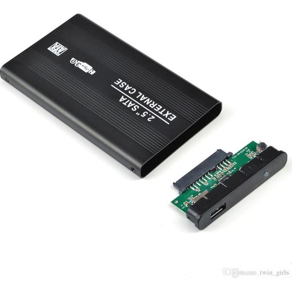 Wozlo 2.5 HDD Kutusu USB 3.0 Hardisk Kutusu Metal Gövde Harici Kutu - Siyah HDD Kutuları Fiyatı