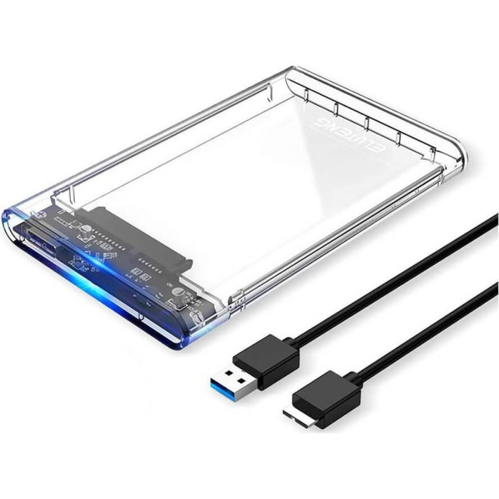 Wozlo 2.5 Inç Sata USB 3.0 Harddisk Kutusu - Şeffaf - Micro USB HDD Kutuları Fiyatı
