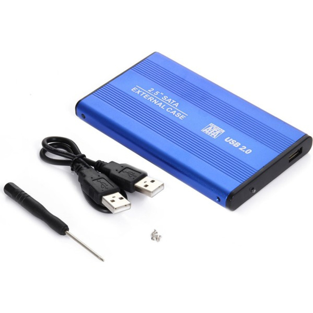 Wozlo 2,5" Sata Harddisk Kutusu - Sata HDD Kutu - Mavi Renk HDD Kutuları Fiyatı