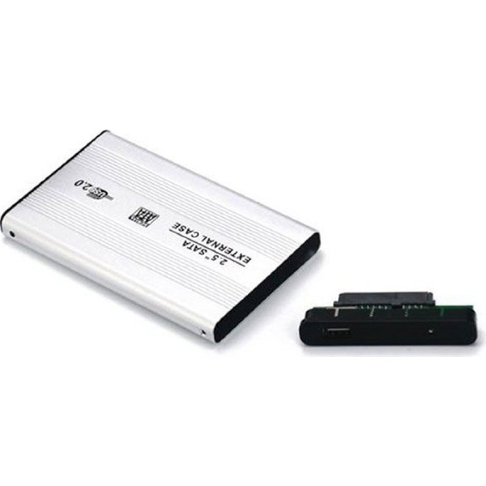 Wozlo 2.5 USB Sata HDD SSD Harddisk Kutusu Aliminyum Gövde Harici HDD Kutu - Gri HDD Kutuları Fiyatı