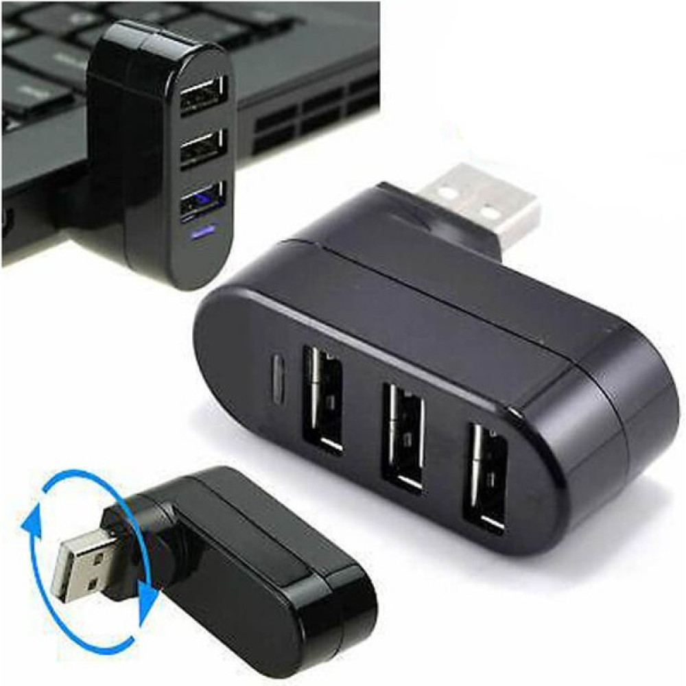 Wozlo 3 Port 180 Derece Dönebilen Dirsek USB Hub Çoğaltıcı Çoklayıcı Pc Laptop Seri & Paralel Kablo Fiyatı