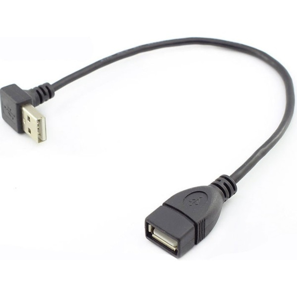Wozlo 90 Derece Dik Açılı USB 2.0 Uzatma Kablosu - Panel Tipi - 30CM - Siyah - 0,3 m Seri & Paralel Kablo Fiyatı