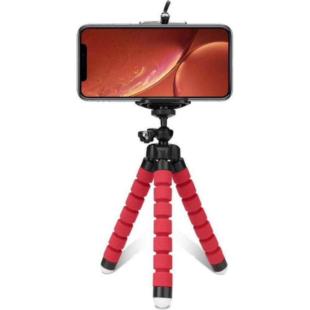 Wozlo Ahtapot Süngerli Tripod Kamera Cep Telefonu Tripod Stand Çubuğu Mini Akrobat Tripod - Kırmızı Tripodlar Fiyatı