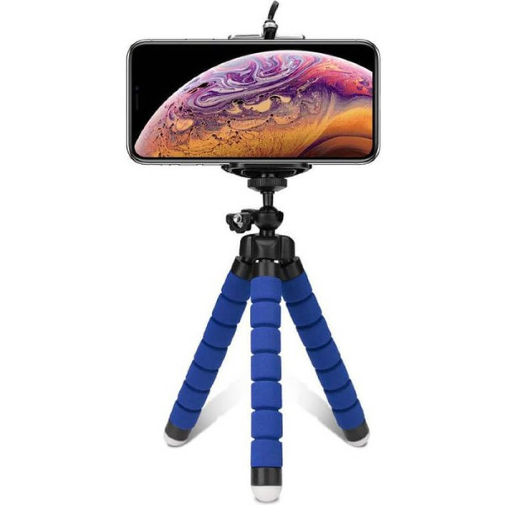 Wozlo Ahtapot Süngerli Tripod Kamera Cep Telefonu Tripod Stand Çubuğu Mini Akrobat Tripod - Mavi Tripodlar Fiyatı
