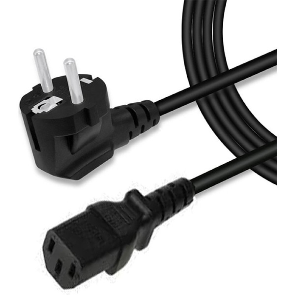 Wozlo Bilgisayar Kasa Monitör Ekran Power Güç Elektrik Kablosu 10MT - Siyah - 10 m Güç Kablosu Fiyatı