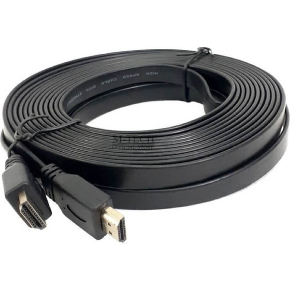 Wozlo HDMI Kablo 4K Full Hd 3D Destekli 3840*2160 Yassı Flat Slim Kablo 3 Metre HDMI Kablo Fiyatı