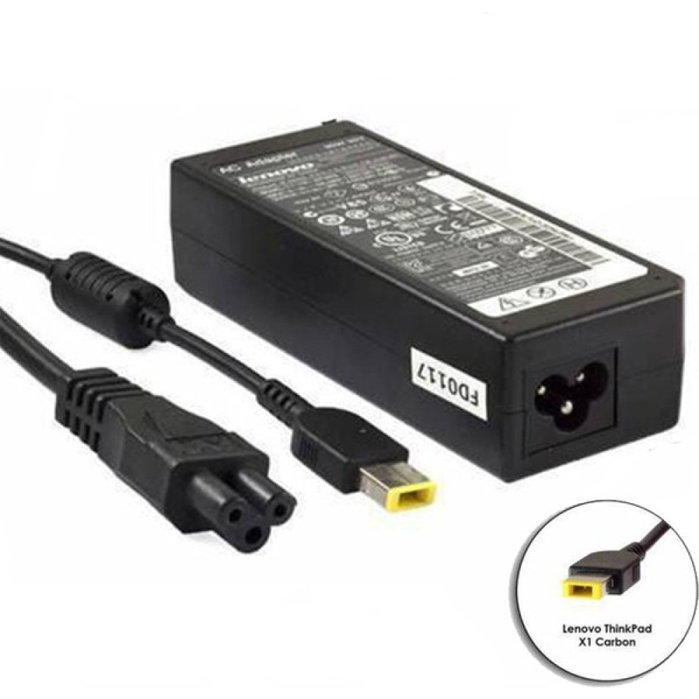 Wozlo Lenovo Ibm 20V 4.5A USB Kare Uç Notebook Adaptör Şarj Aleti - Siyah Laptop Adaptör Fiyatı
