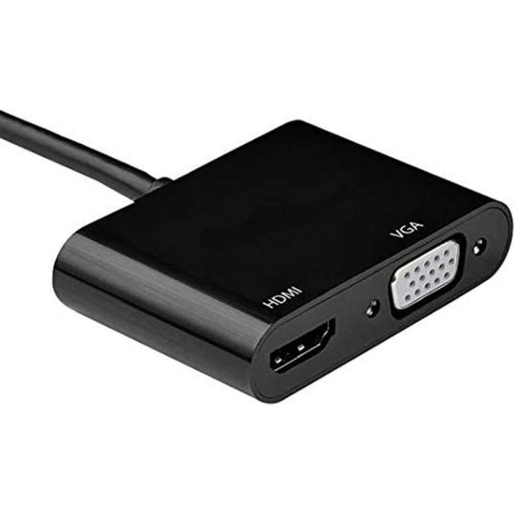 Wozlo Mini Displayport To VGA 1080P HDMI 4K@30Hz Tjunderbolt 2 Çevirici Kablo MacBook Air/pro - Siyah Bilgisayar Çevirici ve Adaptörü Fiyatı