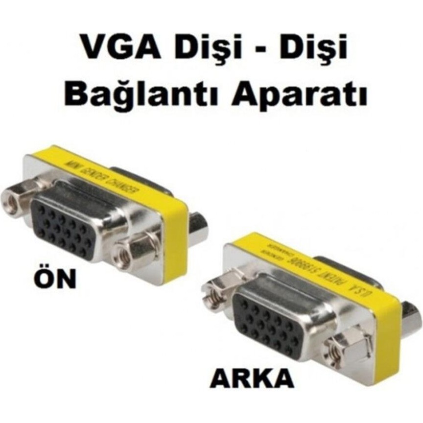 Wozlo VGA 15 Pin Dişi Dişi Çevirici VGA Uzatma Aparatı Bilgisayar Çevirici ve Adaptörü Fiyatı