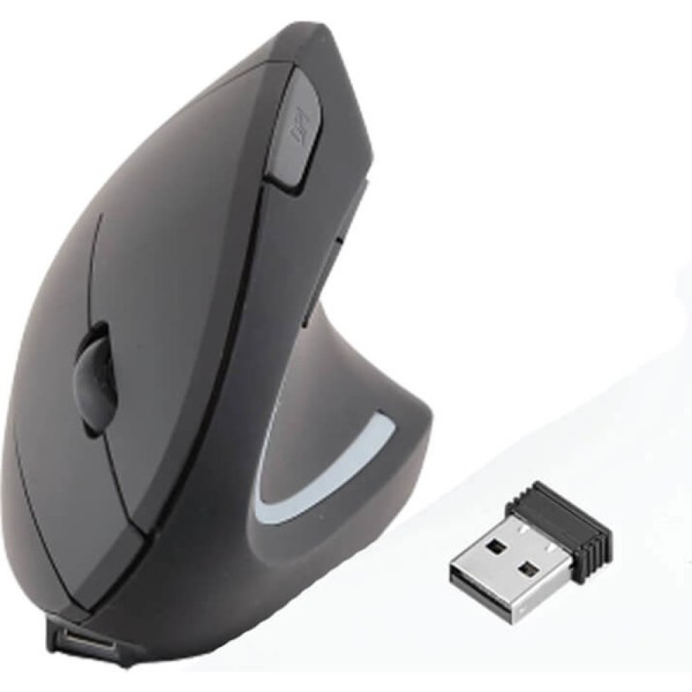 Wozlo Wz-S9 Dikey Ergonomik Kablosuz Mouse (Şarjlı) - Siyah Klavye - Mouse Fiyatı