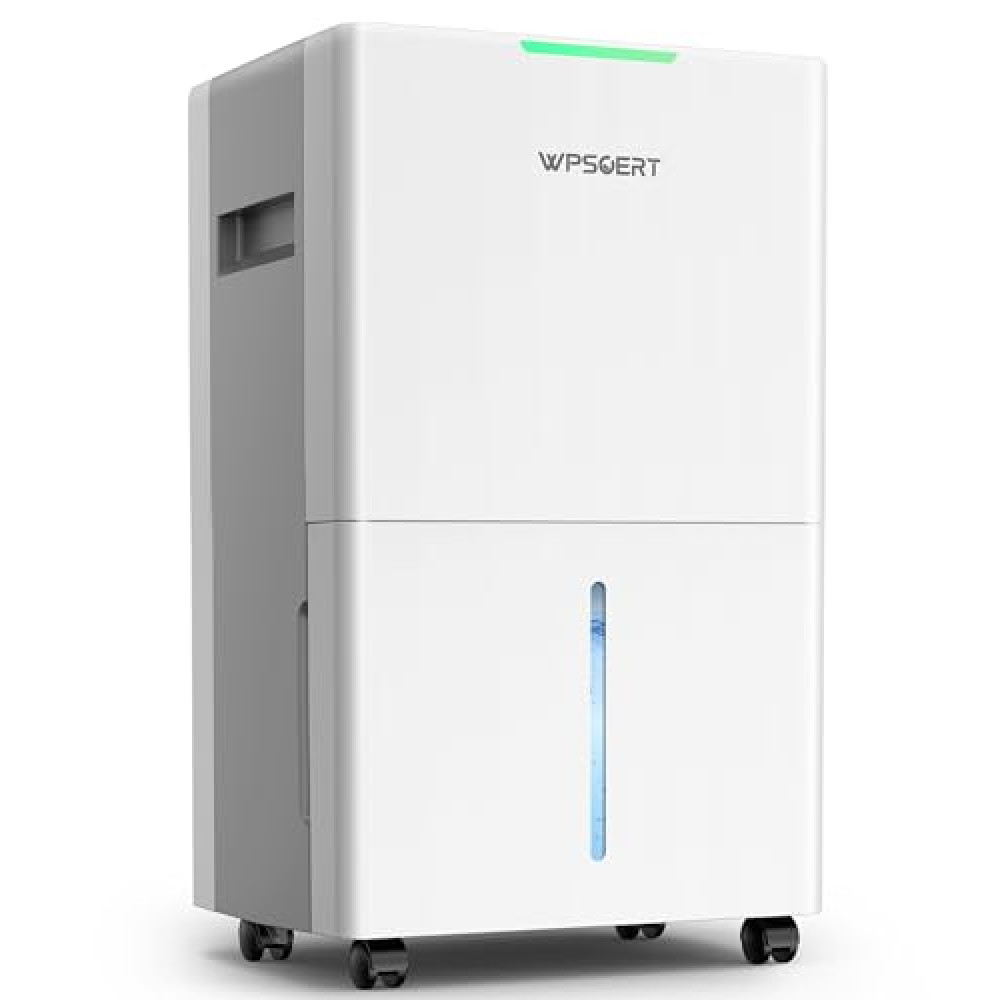 Wpsoert Wpsoert 4000 sq.ft Dehumidifiers for Home, Basement, Large Room, Bedroom, Smart Compressor Dehumidifier with Drain Hose, 45 Pint/Day, 3 Modes, Intelligent Humidity Control, Auto Defrost