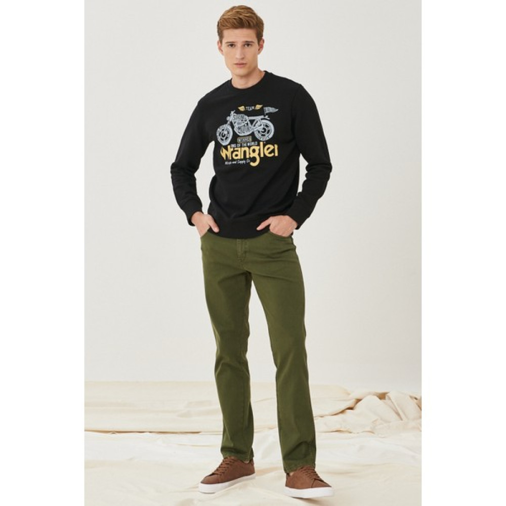 WRANGLER Erkek Texas Slim Fit Dar Kesim Normal Bel Haki Esnek Pantolon Erkek Jeans / Kot Pantolon Fiyatı