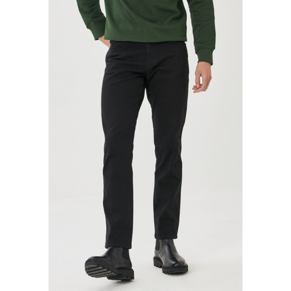 WRANGLER Erkek Texas Slim Fit Dar Kesim Normal Bel Siyah Esnek Pantolon Erkek Pantolon Fiyatı