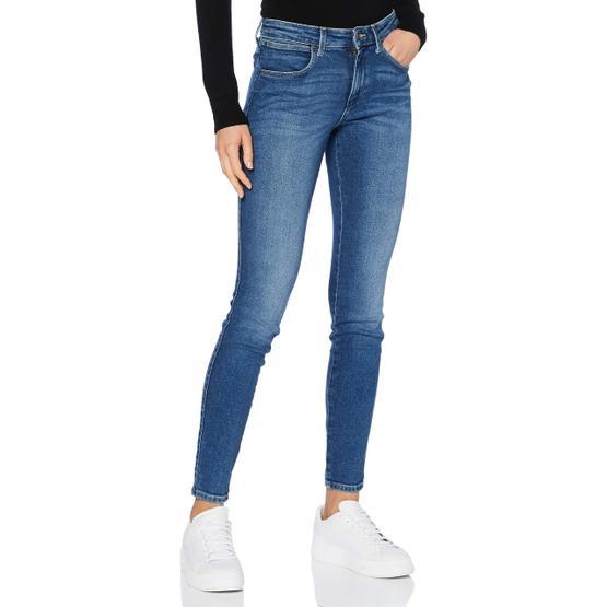 Wrangler Skinny kadın kot pantolon Blau (Soft Water 10y) 30W / 34L