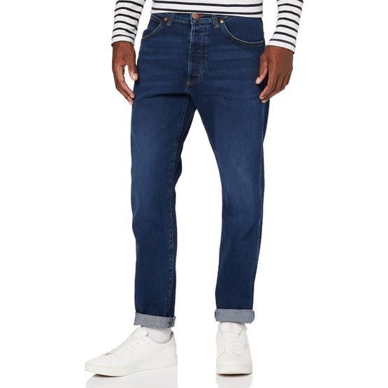 Wrangler Slider Dar Paça Erkek Kot Pantolon Mavi 31W / 34L Erkek Jeans / Kot Pantolon Fiyatı
