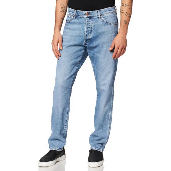 Wrangler Slider Dar Paça Erkek Kot Pantolon Mavi 32W / 30L