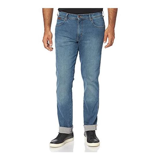 Wrangler Texas Slim Erkek kot pantolon kum rengi (Sand) 36W / 36L