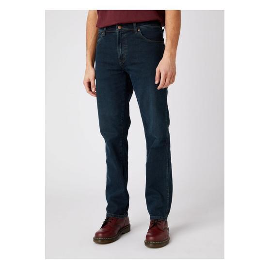 Wrangler Texas Slim Erkek kot pantolon Straight Shot 34W / 34L