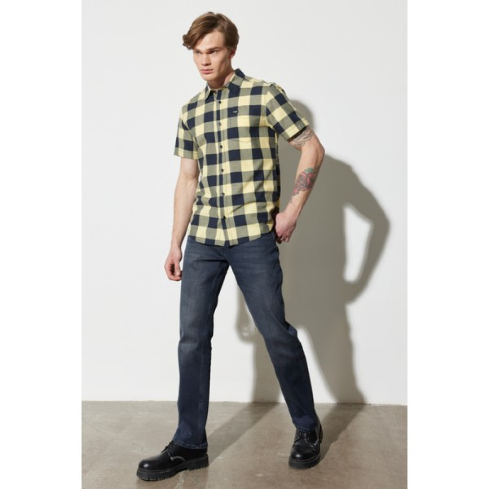 Wrangler Texas Straight Fit Düz Kesim Normal Bel Siyah Esnek Jean Kot Pantolon Erkek Pantolon Fiyatı