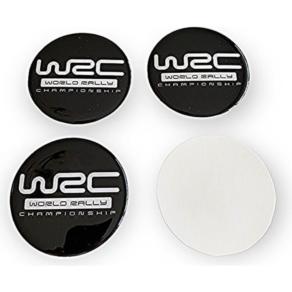 Wrc Logolu 56 mm Jant Göbek Stıcker (Siyah-Beyaz) - Renkli Oto Boyaları Fiyatı
