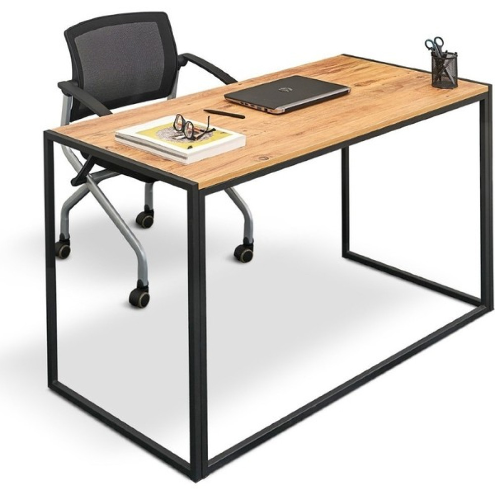 WRKSPC Vidasız Kolay Kurulum Çalışma Masası - Y: 75 cm D: 60 cm G: 125 cm - Ceviz Çalışma Masası Fiyatı