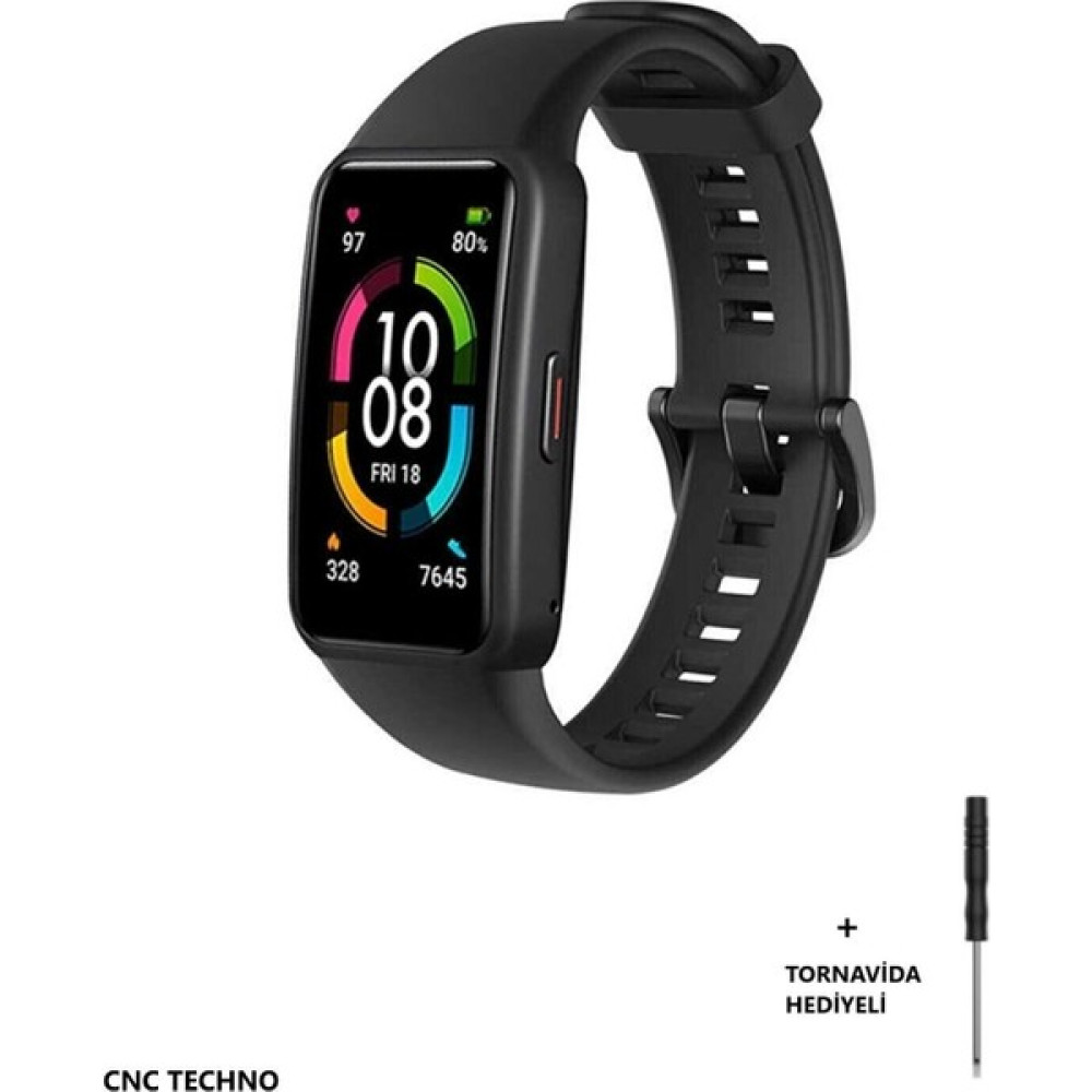 Wrysoon Huawei Band 6 ve Honor Band 6 Uyumlu Soft Silikon Kordonu - Siyah Giyilebilir Teknoloji Aksesuarları Fiyatı