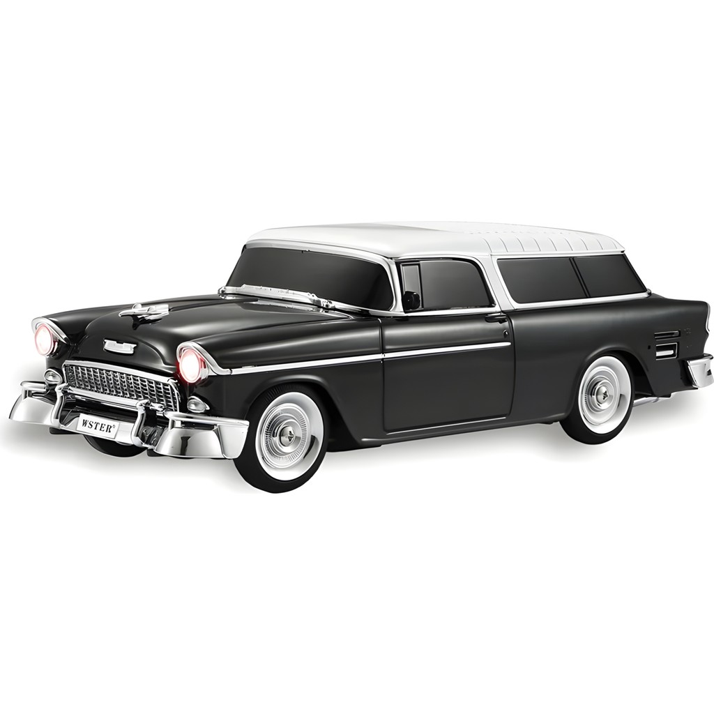 WS-1955 Chevrolet Araba Şekilli Kablosuz Bt Hoparlör Tf USB Fm Handsfree Tws LED Şarj Edilebilir - Siyah Bluetooth Hoparlör Fiyatı