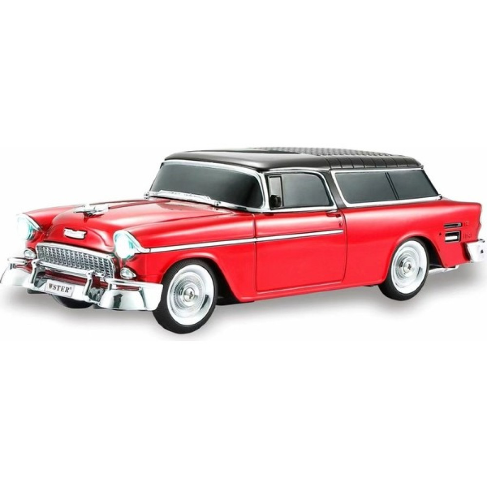 WS-1955BT Chevrolet Belair 1955 Model Bluetooth Hoparlör Fm Radyo USB Tf Aux Destekli Speaker - Kırmızı Bluetooth Hoparlör Fiyatı