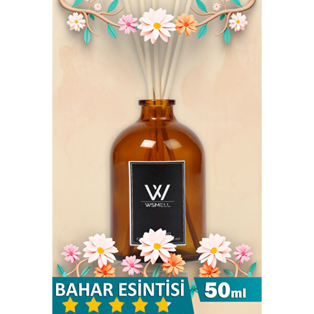 Wsmell Bahar Esintisi - Clean Room Temizlik Hissi Veren Bambu Çubuklu Oda Kokusu Koku Giderici 50 ml Bahar Esintisi Oda Kokusu Fiyatı