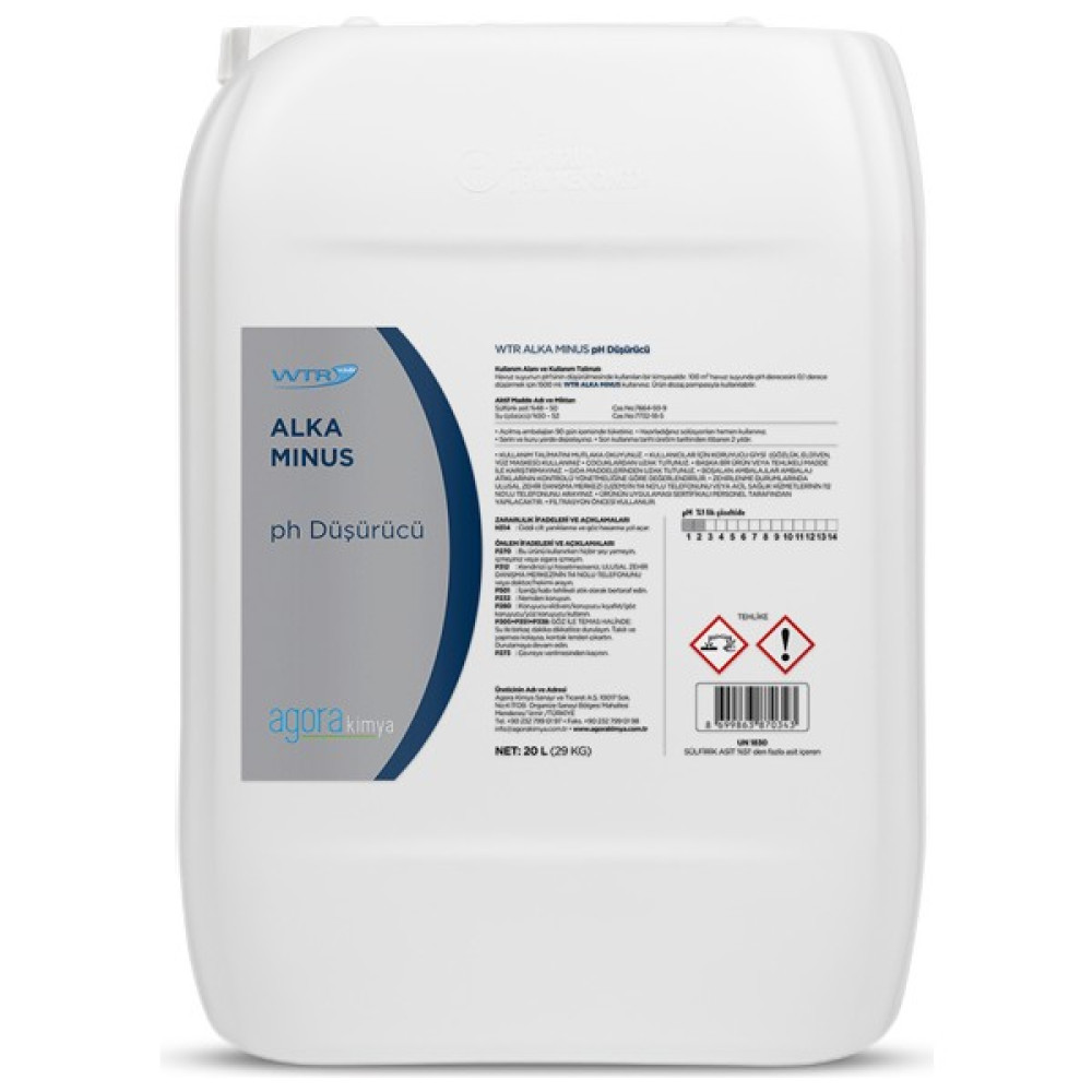Wtr Alka Mınus 20L Oto Boyaları Fiyatı