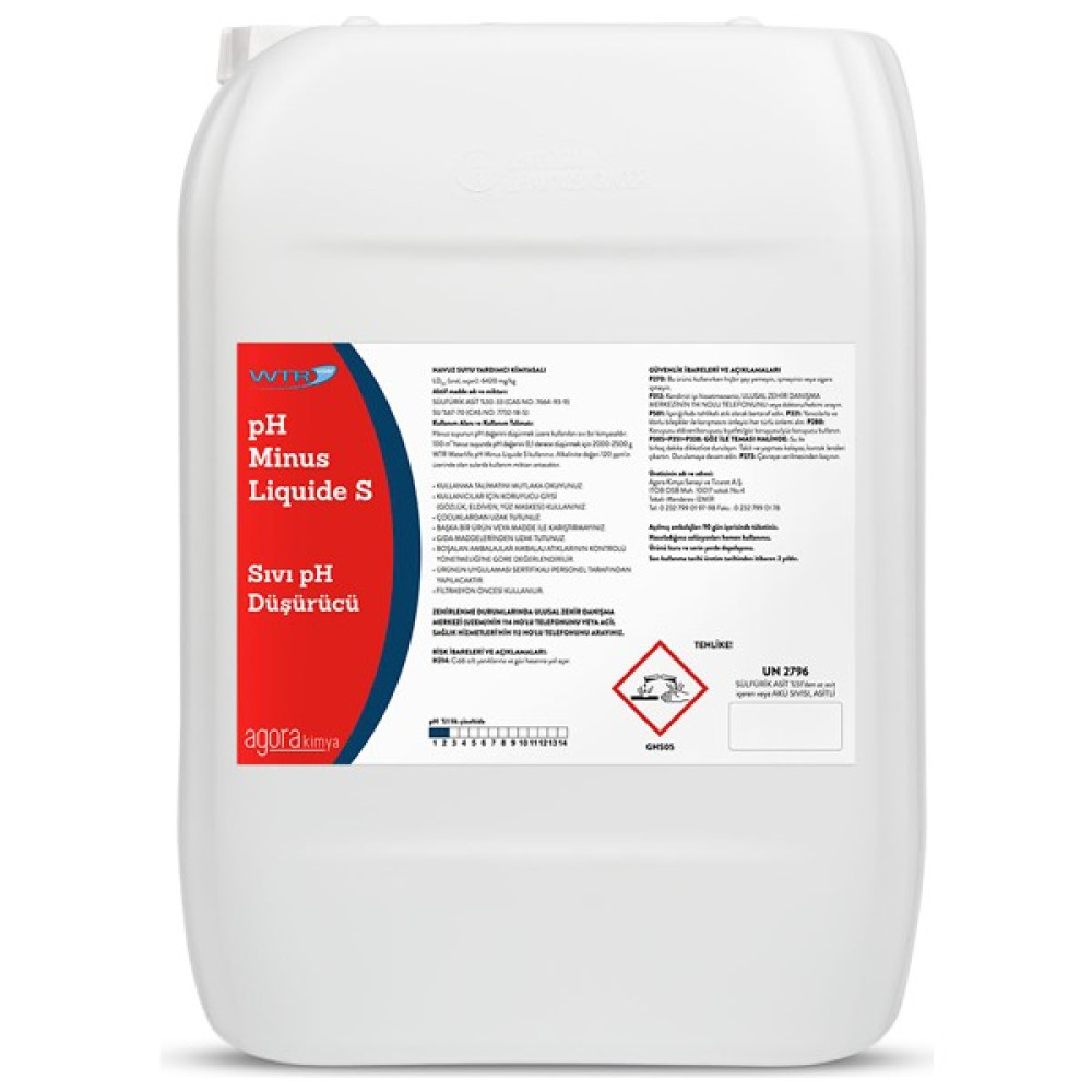 Wtr Ph Mınus Lıquıd S 25 kg Bahçe Dekorasyon & Düzenleme Fiyatı