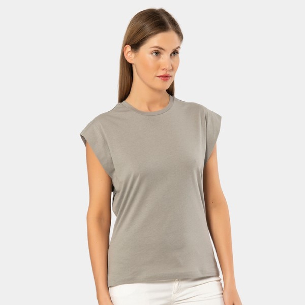 Wtshirt Türen Kadın Vatka Görünümlü T-Shirt Bayan T-shirt Fiyatı