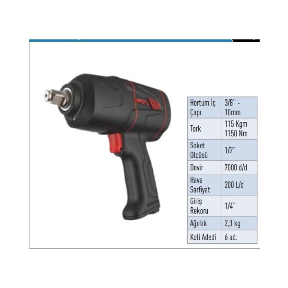 Wufu WFI-4270 1/2” Somun Sıkma Tabancası Somun Sıkma Makinesi Fiyatı