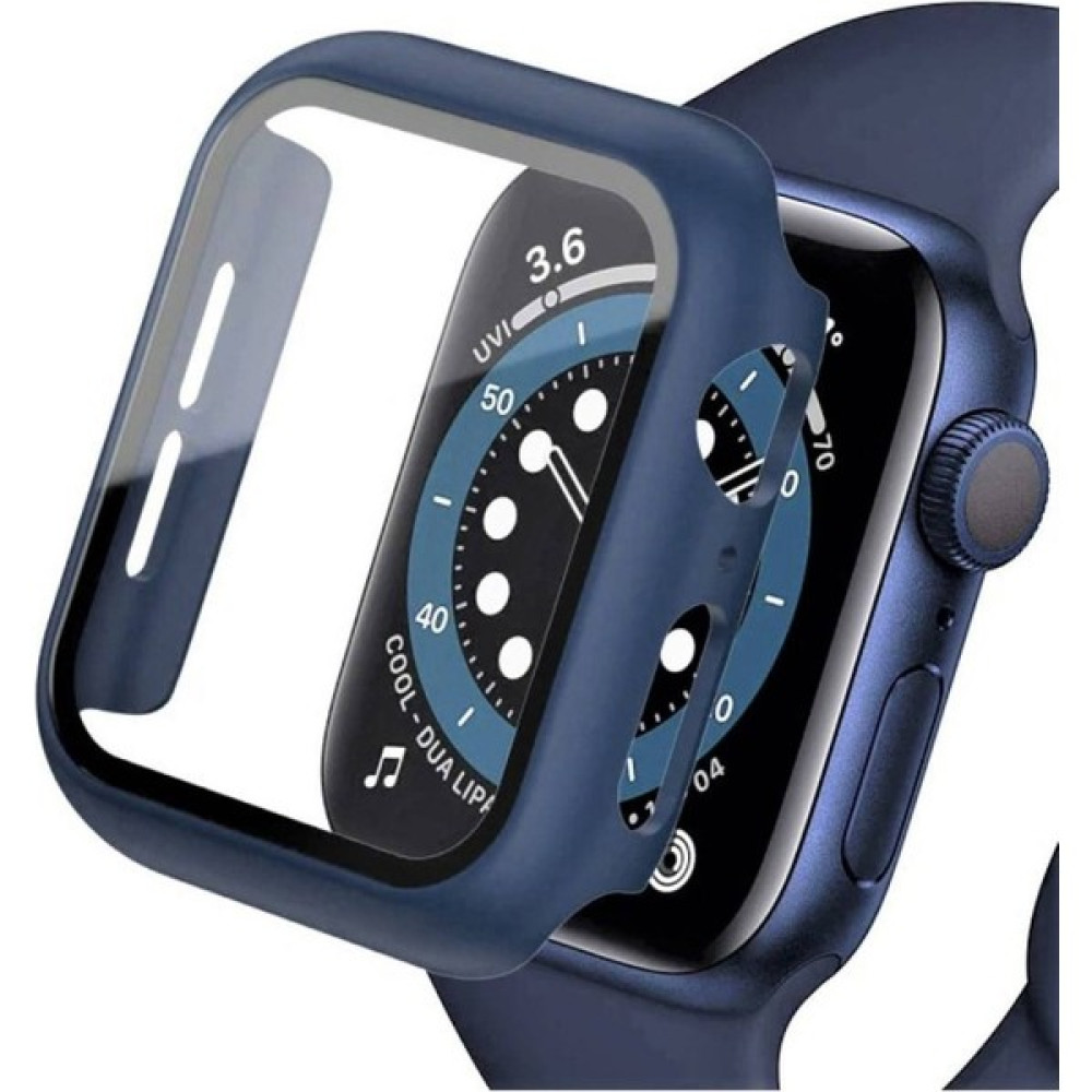 Wully Apple Watch 7-8 (45 Mm) Uyumlu Nike Kılıf Kasa ve Ekran Koruyucu Yüksek Kalite - Lacivert Giyilebilir Teknoloji Aksesuarları Fiyatı