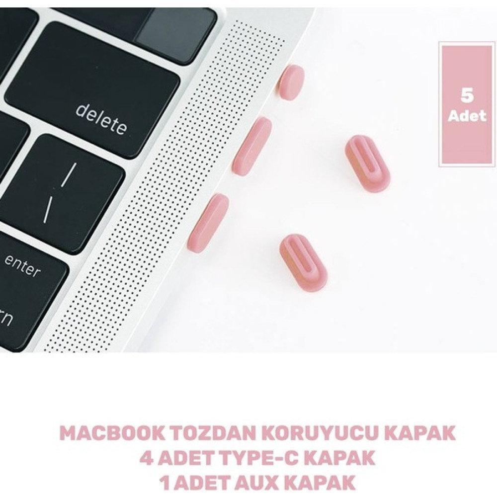 Wully Macbook 13' Pro/air - 15' Pro Giriş Kapatıcı Renkli Kapak - Macbook Pro/Air - Pembe Tablet Kılıfı Fiyatı