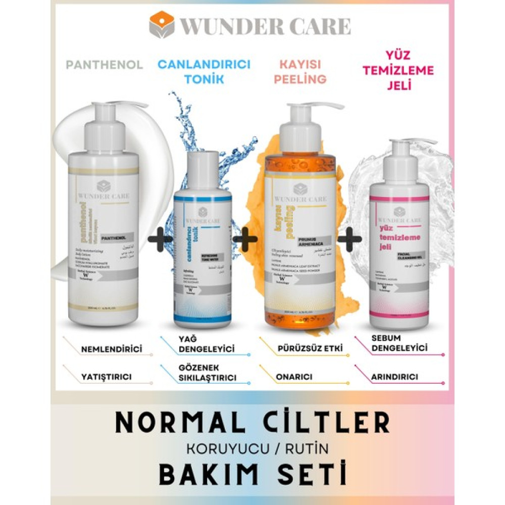 Wunder Care Normal Ciltler Için Bakım Seti Oto Boyaları Fiyatı
