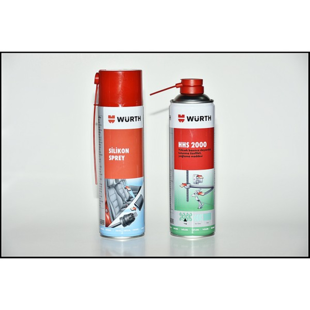 Würth Hhs 2000 Sıvı Gres 500 ml + Würth Silikon Sprey 500 ml 2'İ Set Oto Yağlayıcılar Fiyatı