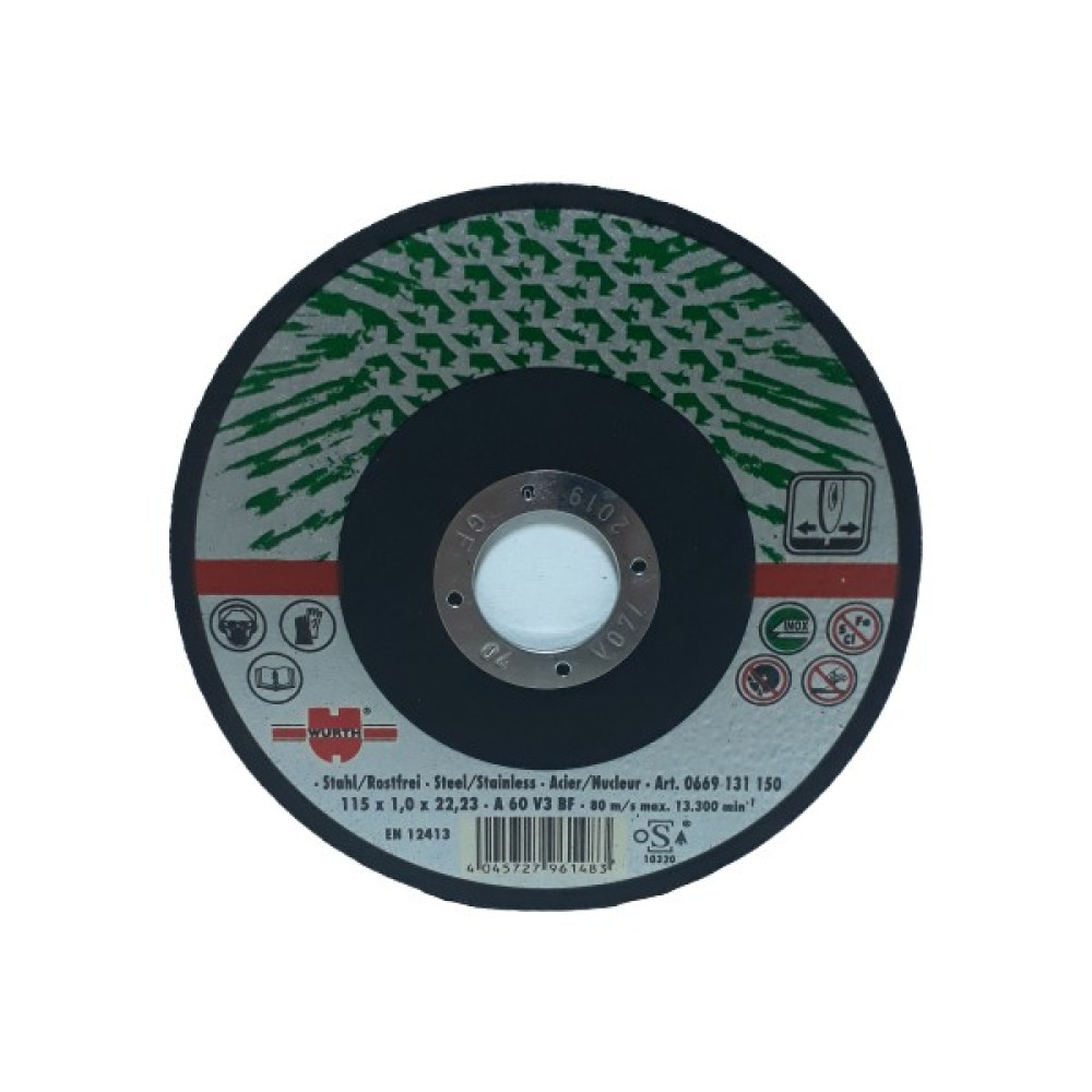 Würth Inox Kesici Taş Flex 115X1X22,23 - 1 Adet Oto Boyaları Fiyatı