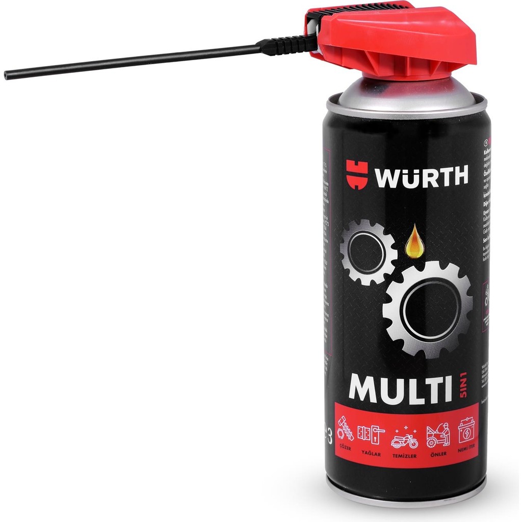 Würth Multi 5in1 Çok Amaçlı Temizleme Yağlama Bakım Spreyi 400 ml Diğer Fiyatı