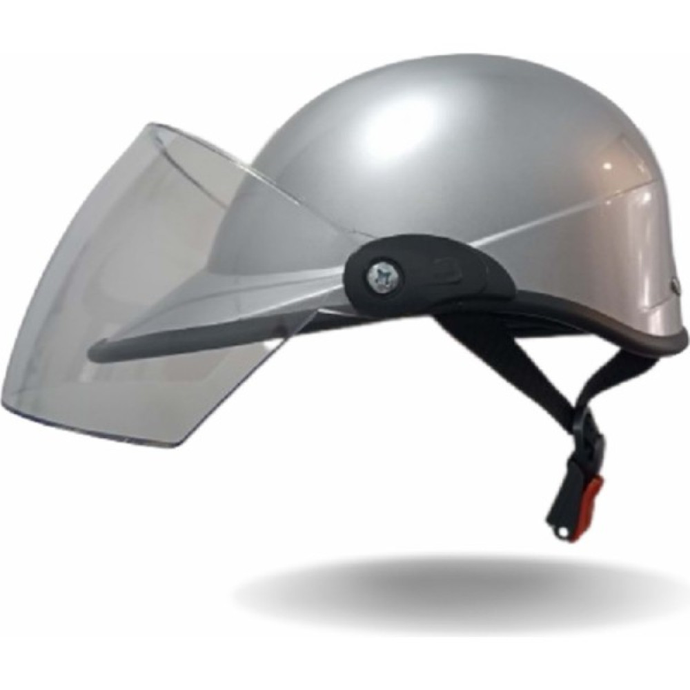 WututuMotors Jokey Kask Camlı Standart Beden - Gri - Renkli Motorsiklet Kaskları Fiyatı