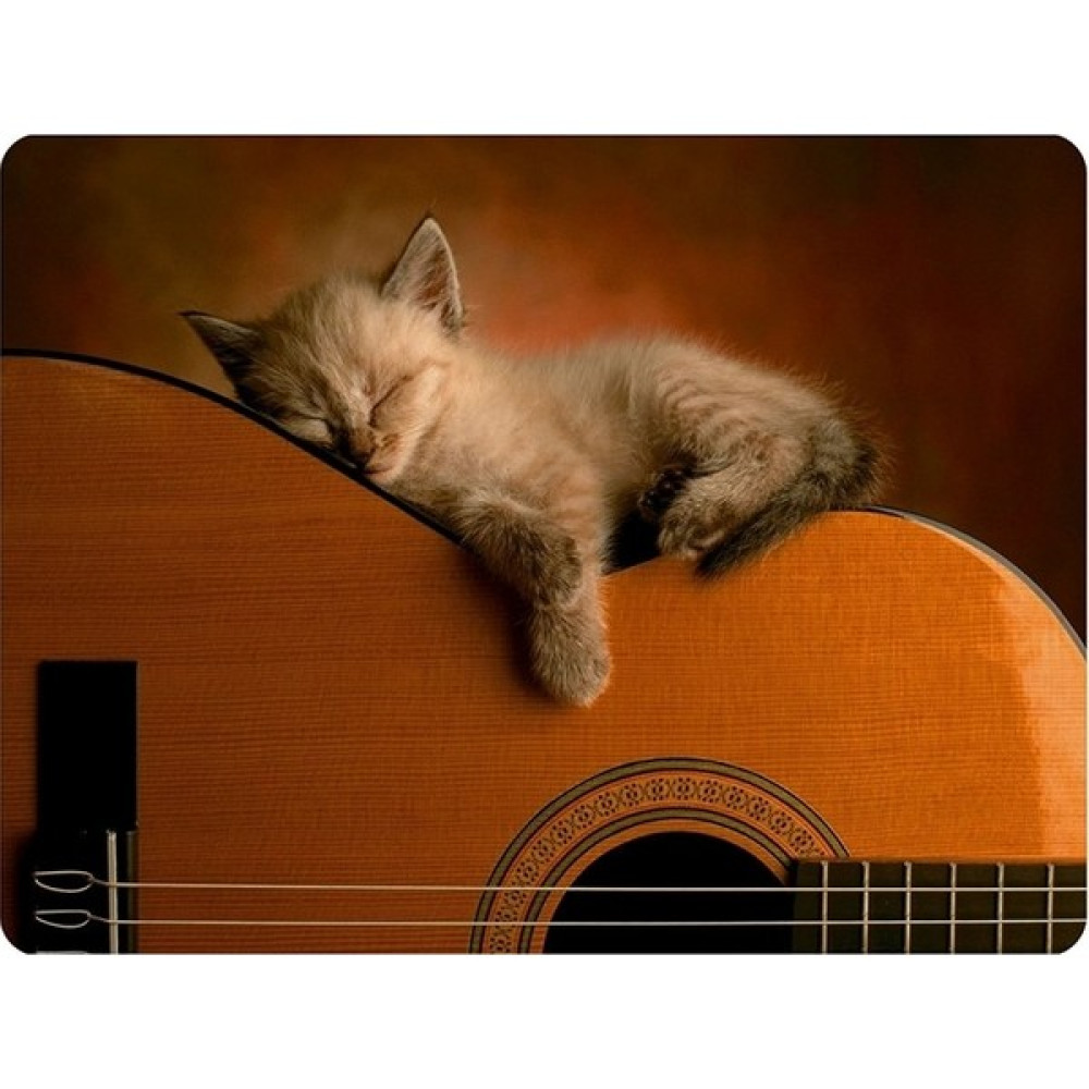 Wuw Müzik Sever Kedi Mouse Pad Mouse Pad Fiyatı
