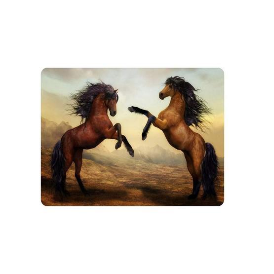 WuW Şahlanan Atlar Kaymaz Taban Mouse Pad