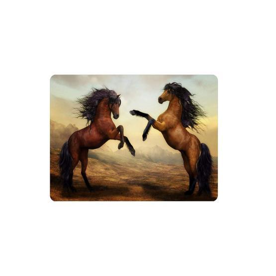 WuW Şahlanan Atlar Kaymaz Taban Mouse Pad
