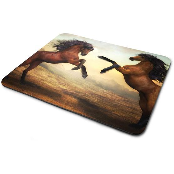 WuW Şahlanan Atlar Kaymaz Taban Mouse Pad