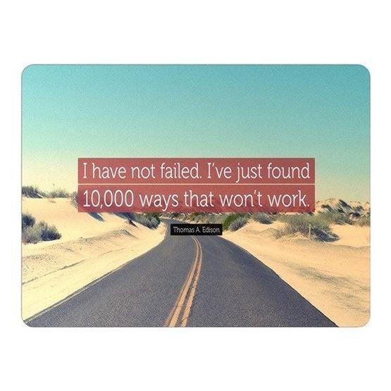 WuW Thomas Edison Kaymaz Taban Mouse Pad