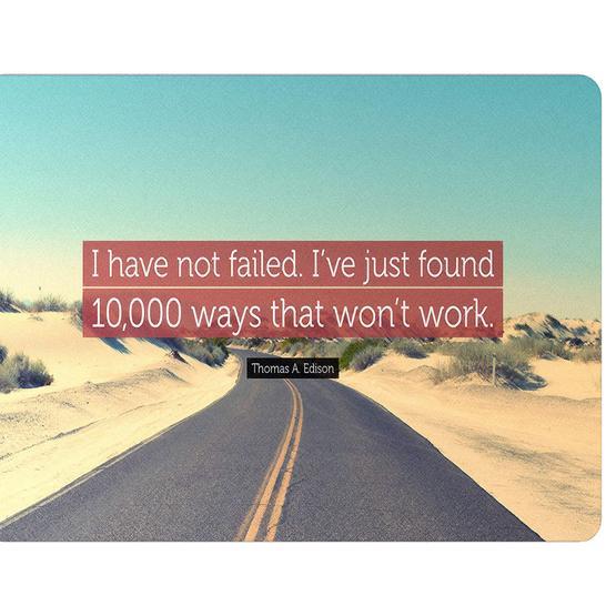 WuW Thomas Edison Kaymaz Taban Mouse Pad