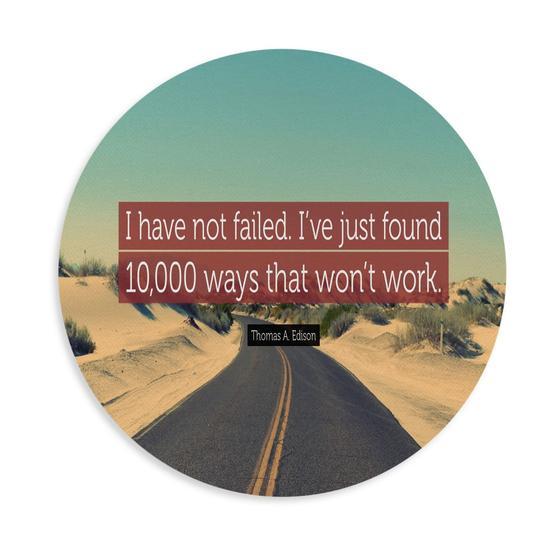 WuW Thomas Edison Kaymaz Taban Mouse Pad