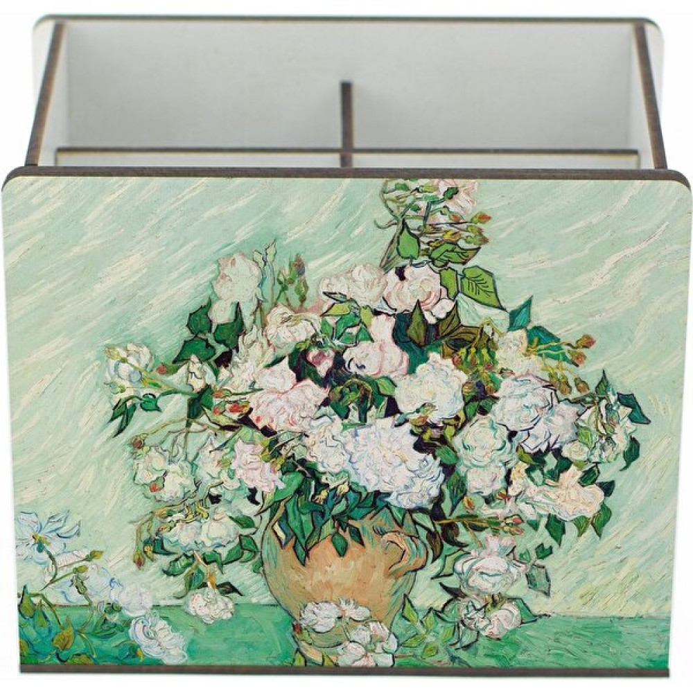 Wuw Van Gogh Roses Masaüstü Bölmeli Ahşap Kalemlik Ofis Seti Fiyatı