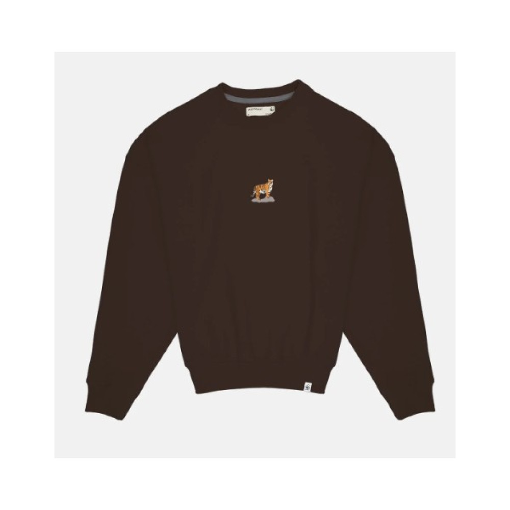 Wwf Market Kaplan Supersoft Sweatshirt - Kahverengi T-Shirt & Sweatshirt (Outdoor) Fiyatı